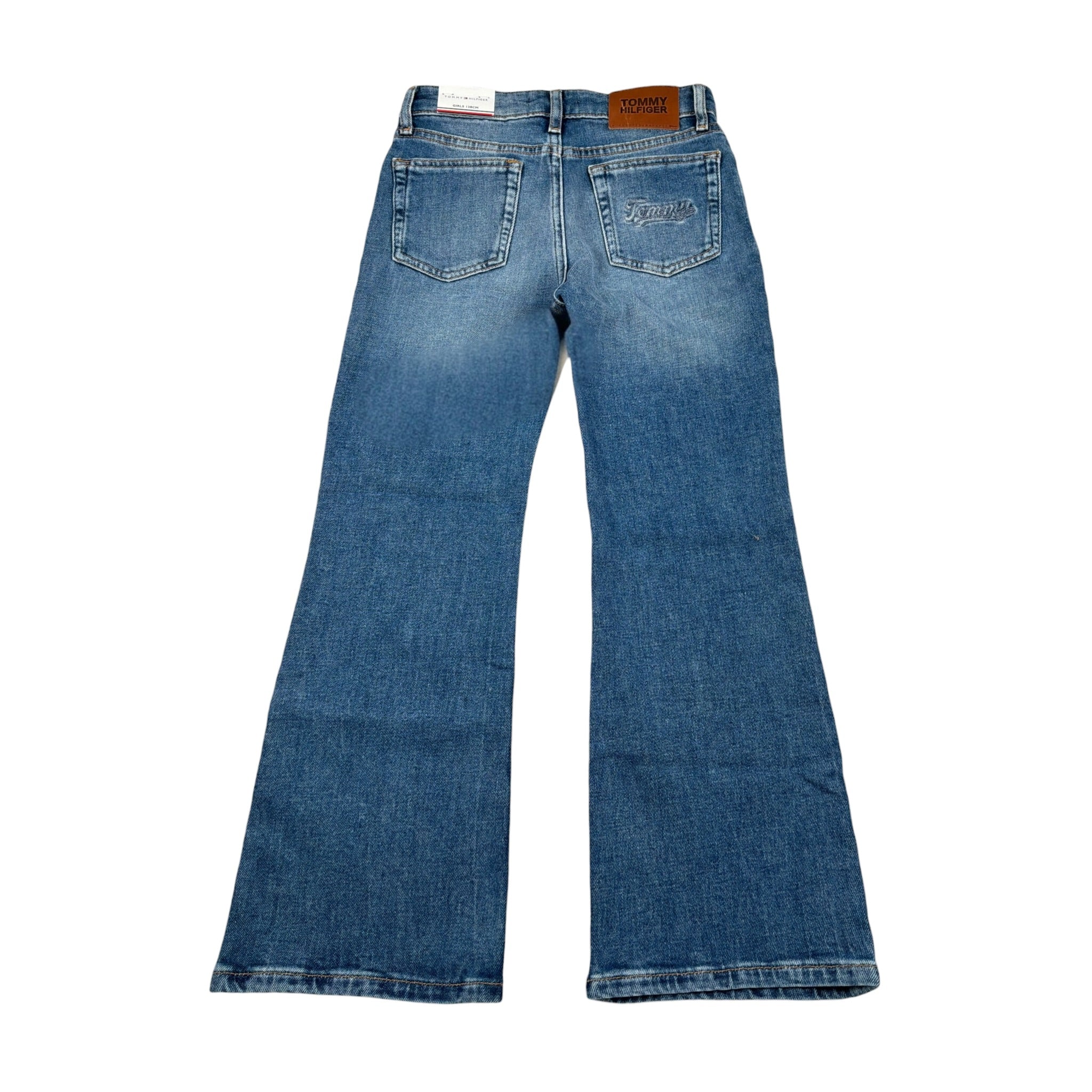 Tommy Hilfiger Jeans tinta unita Modello Palazzo Blu per Bambina KG0KG08645 BLU TOMMY HILFIGER 