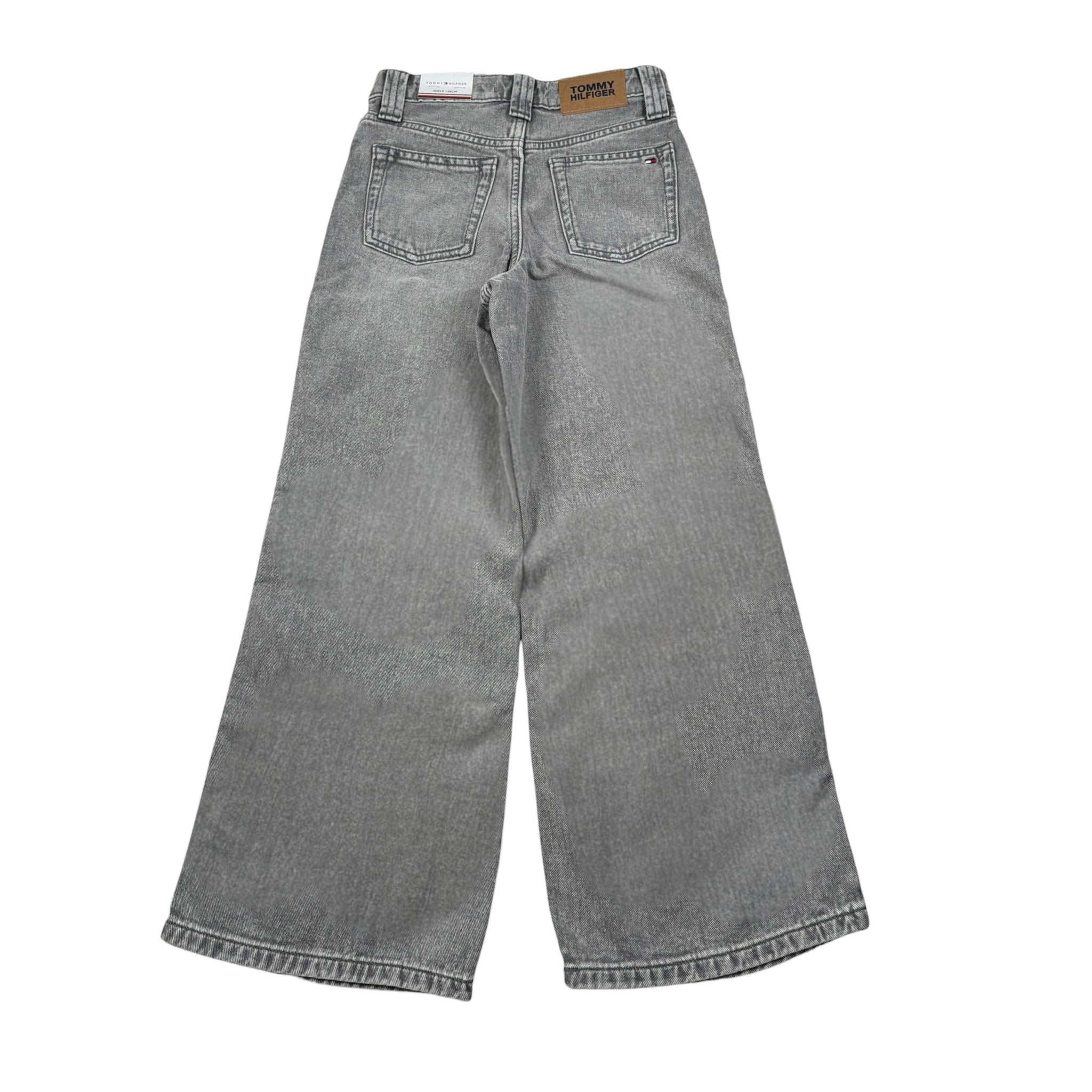 Tommy Hilfiger Jeans tinta unita Modello Palazzo Grigio per Bambina KG0KG08647 GRIGIO TOMMY HILFIGER 