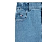 Tommy Hilfiger Jeans tinta unita con Elastico In Vita Azzurro per Neonato KN0KN02052 AZZURRO TOMMY HILFIGER 