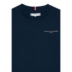 Tommy Hilfiger Shirt Girocollo tinta unita Blu per Neonato KS0KS00655XXN BLU TOMMY HILFIGER 