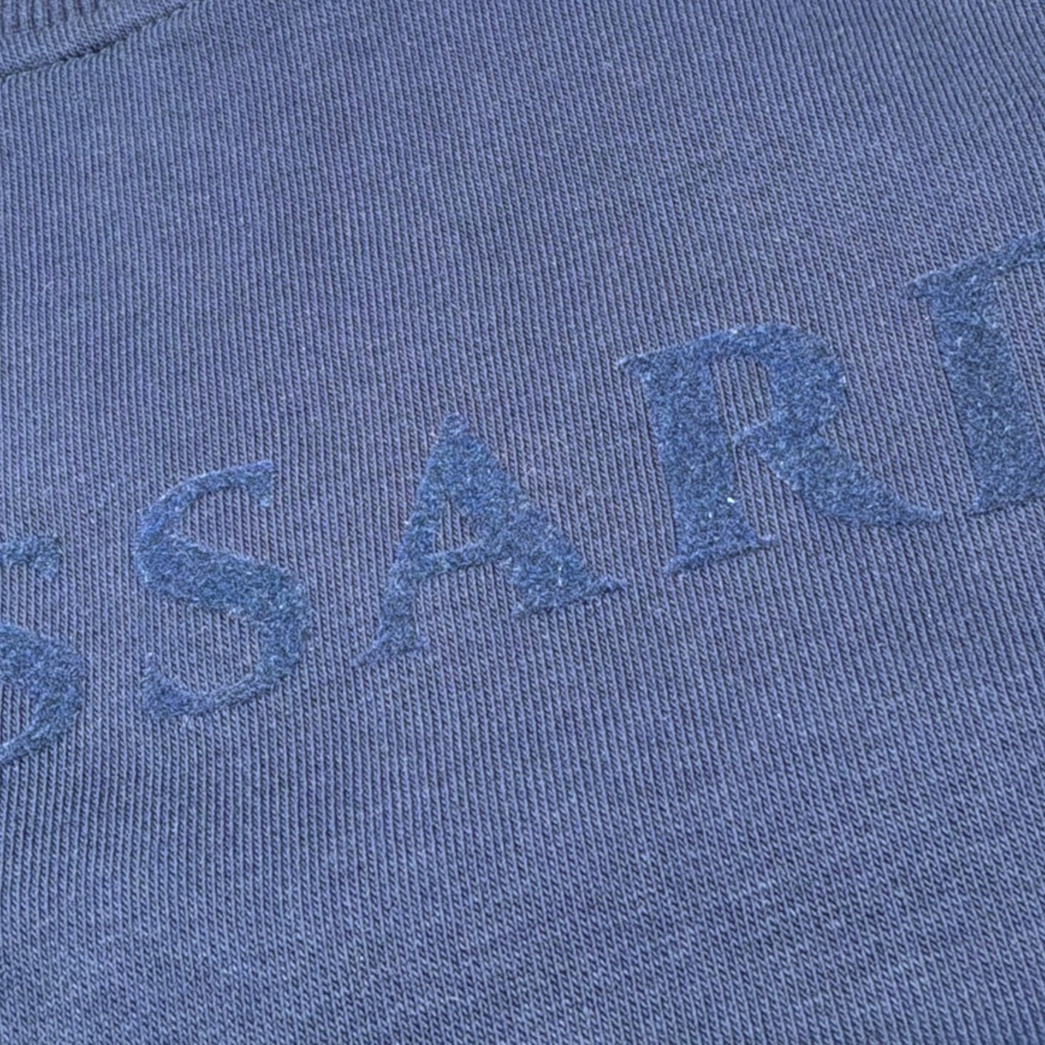 Trussardi Felpa tinta unita Girocollo con Logo Blu per Bambino TBA25097FE BLU TRUSSARDI 