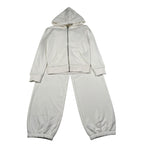 Trussardi Completo 2 Pezzi Felpa-Pantalone Bianco per Bambina TGA26009CF BIANCO TRUSSARDI 