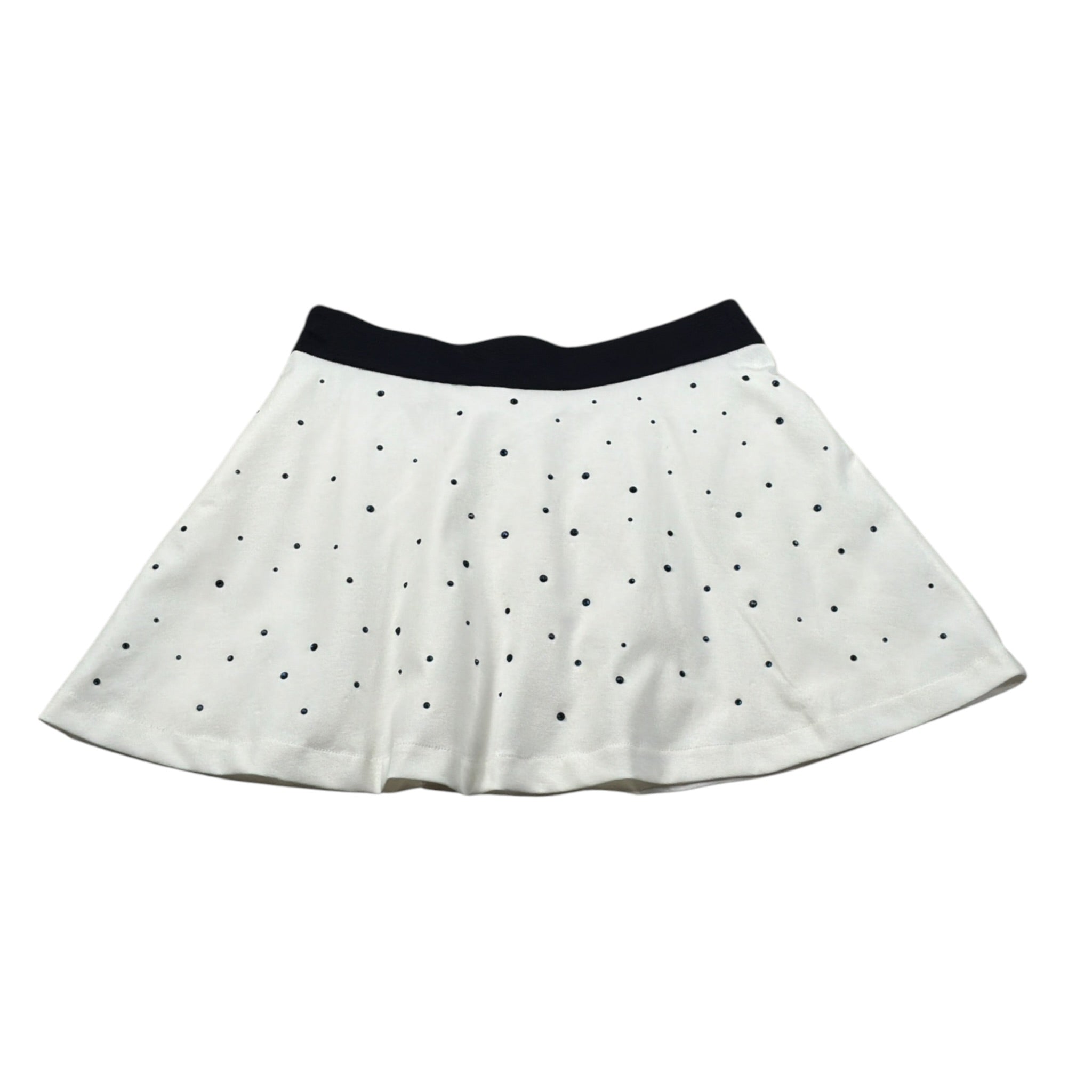 Trussardi Gonna tinta unita con Brillantini Bianco per Bambina TGA26069GO BIANCO TRUSSARDI 