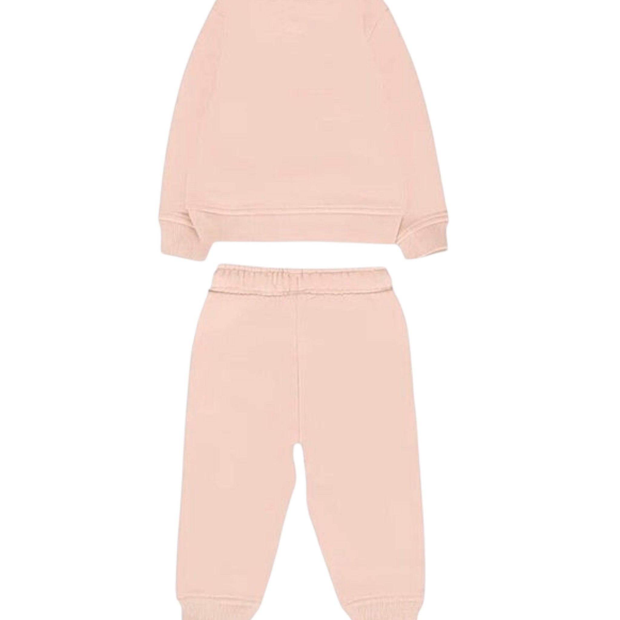 Trussardi Completo 2Pz Felpa-Pantalone tinta unita Rosa per Neonata TIA25001CF ROSA TRUSSARDI 