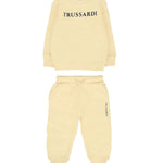 Trussardi Completo 2Pz Felpa-Pantalone con Stampa Sabbia per Neonato TIA25015TF SABBIA TRUSSARDI 