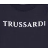 Trussardi Shirt tinta unita con Stampa Blu per Bambino TIA25017TSJ BLU TRUSSARDI 