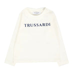 Trussardi Shirt tinta unita con Stampa Bianco per Neonato TIA25017TSXX BIANCO TRUSSARDI 