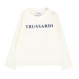 Trussardi Shirt tinta unita con Stampa Bianco per Neonato TIA25017TSXX BIANCO TRUSSARDI 