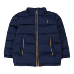 Trussardi Giubbino tinta unita con Cappuccio Blu per Neonato TIA25066PI BLU TRUSSARDI 