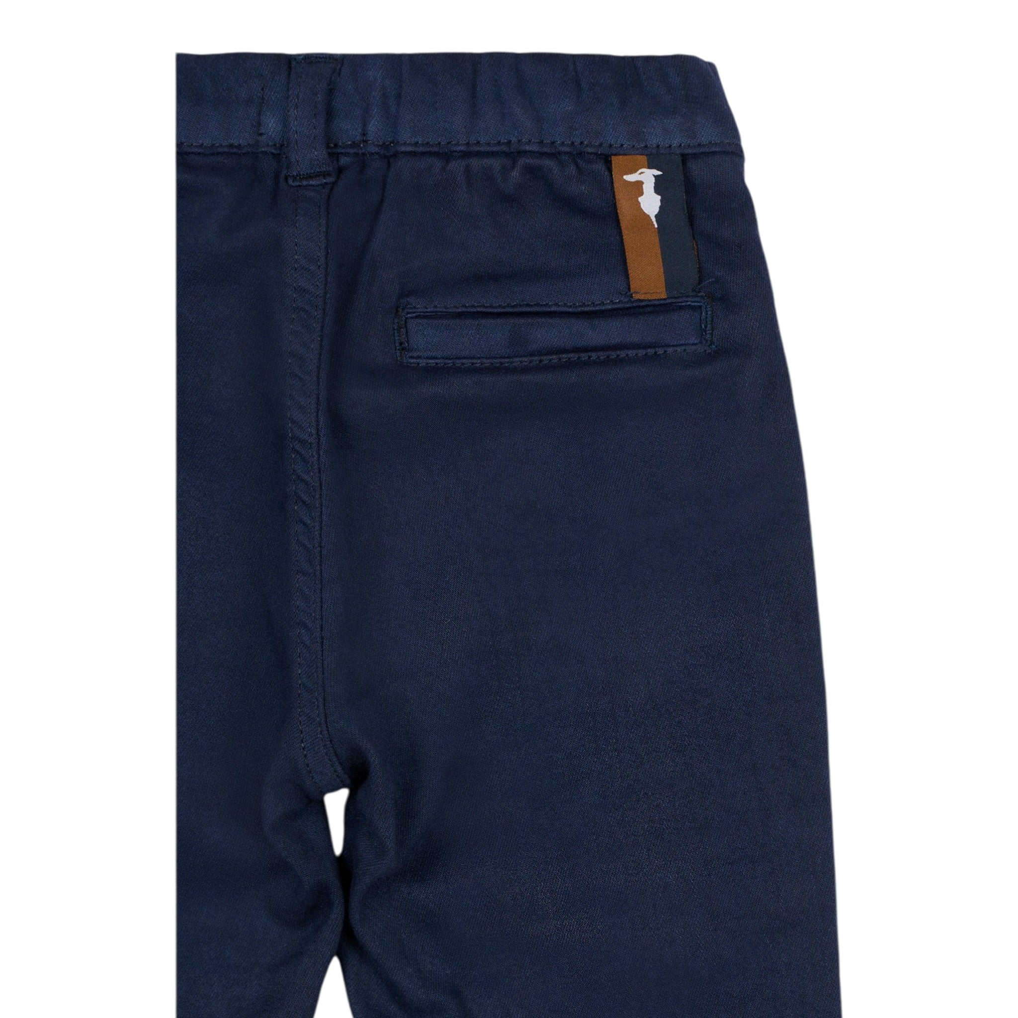 Trussardi Pantalone tinta unita con Elastico In Vita Blu per Neonato TIA25087PA BLU TRUSSARDI 