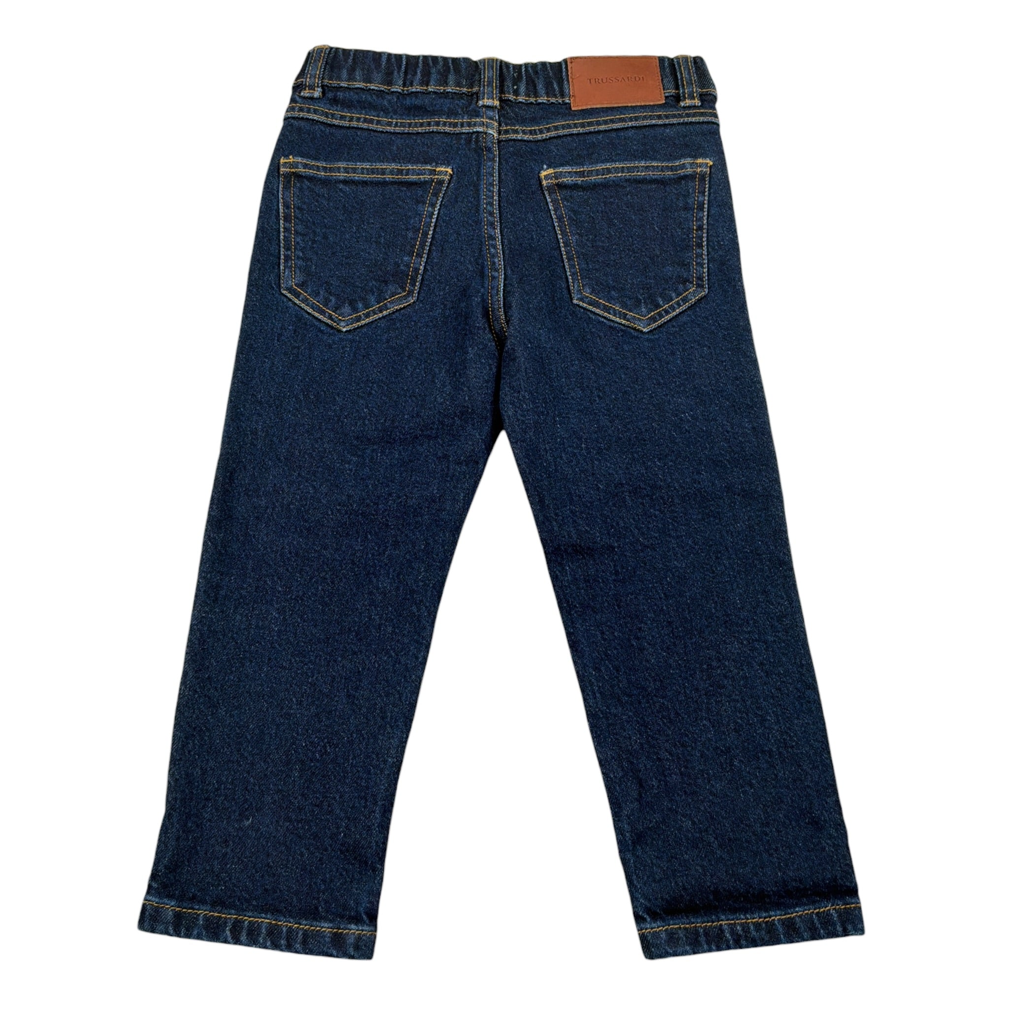 Trussardi Jeans tinta unita con Elastico In Vita Blu per Neonato TIA26017JE BLU TRUSSARDI 