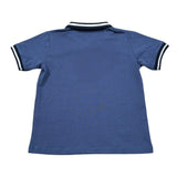 Trussardi Polo Mezza Manica tinta unita Blu per Neonato TIA2602PO BLU TRUSSARDI 
