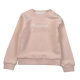 Trussardi Felpa tinta unita Girocollo con Stampa Rosa per Neonata TIA26031FE ROSA TRUSSARDI 