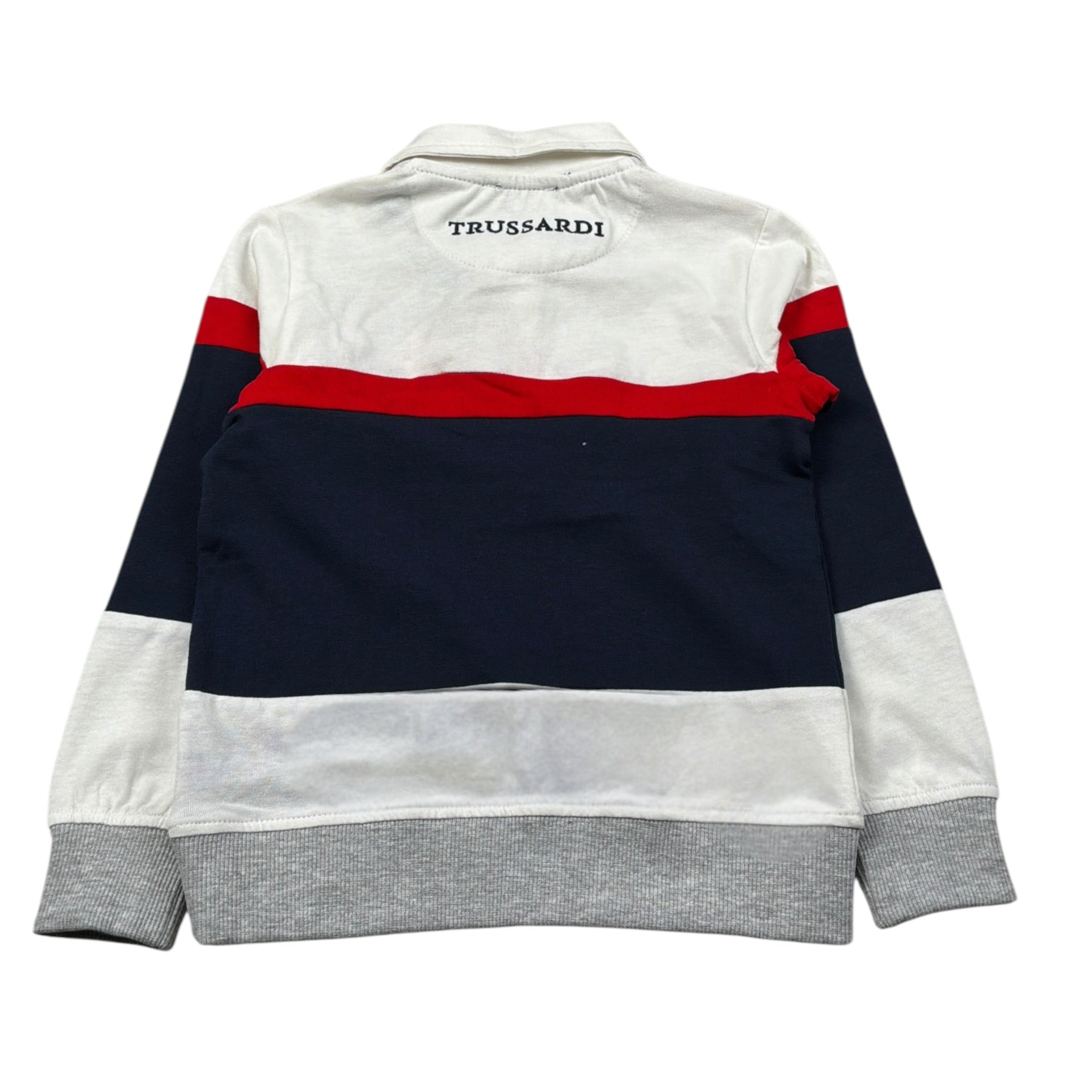 Trussardi Polo Manica Lunga Tricolore Multicolor per Neonato TIA26035PO MULTICOLOR TRUSSARDI 