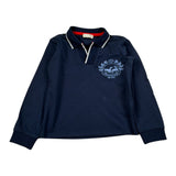 Trussardi Polo Manica Lunga Tinta Blu per Neonato TIA26040PO BLU TRUSSARDI 