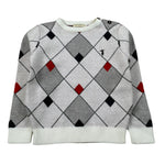 Trussardi Maglia Girocollo Stampa Fantasia Panna per Neonato TIA26052MA PANNA TRUSSARDI 