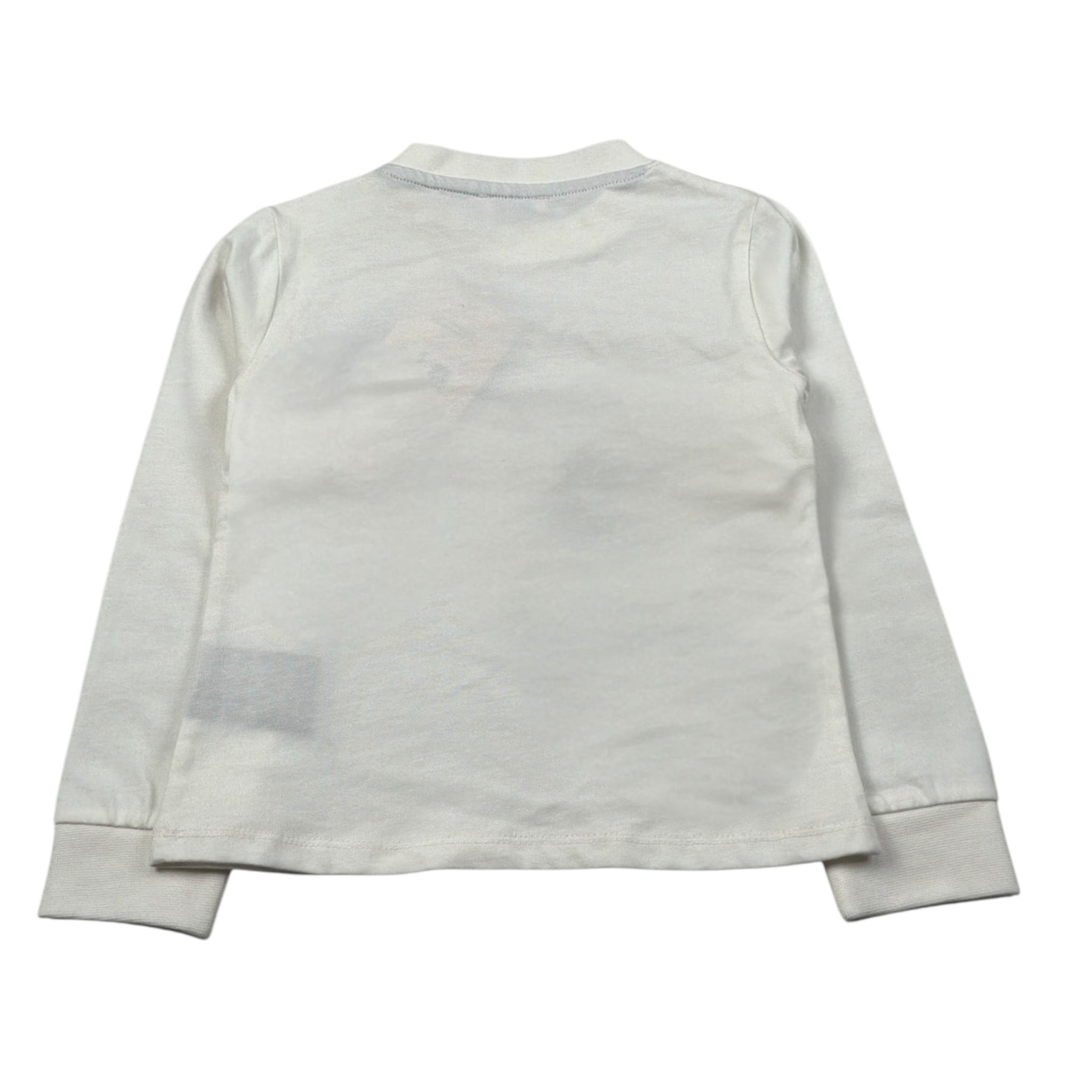 Trussardi Shirt Girocollo tinta unita con Logo Panna per Neonato TIA26065TS PANNA TRUSSARDI 