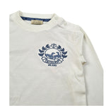 Trussardi Shirt Girocollo tinta unita con Logo Panna per Neonato TIA26065TS PANNA TRUSSARDI 