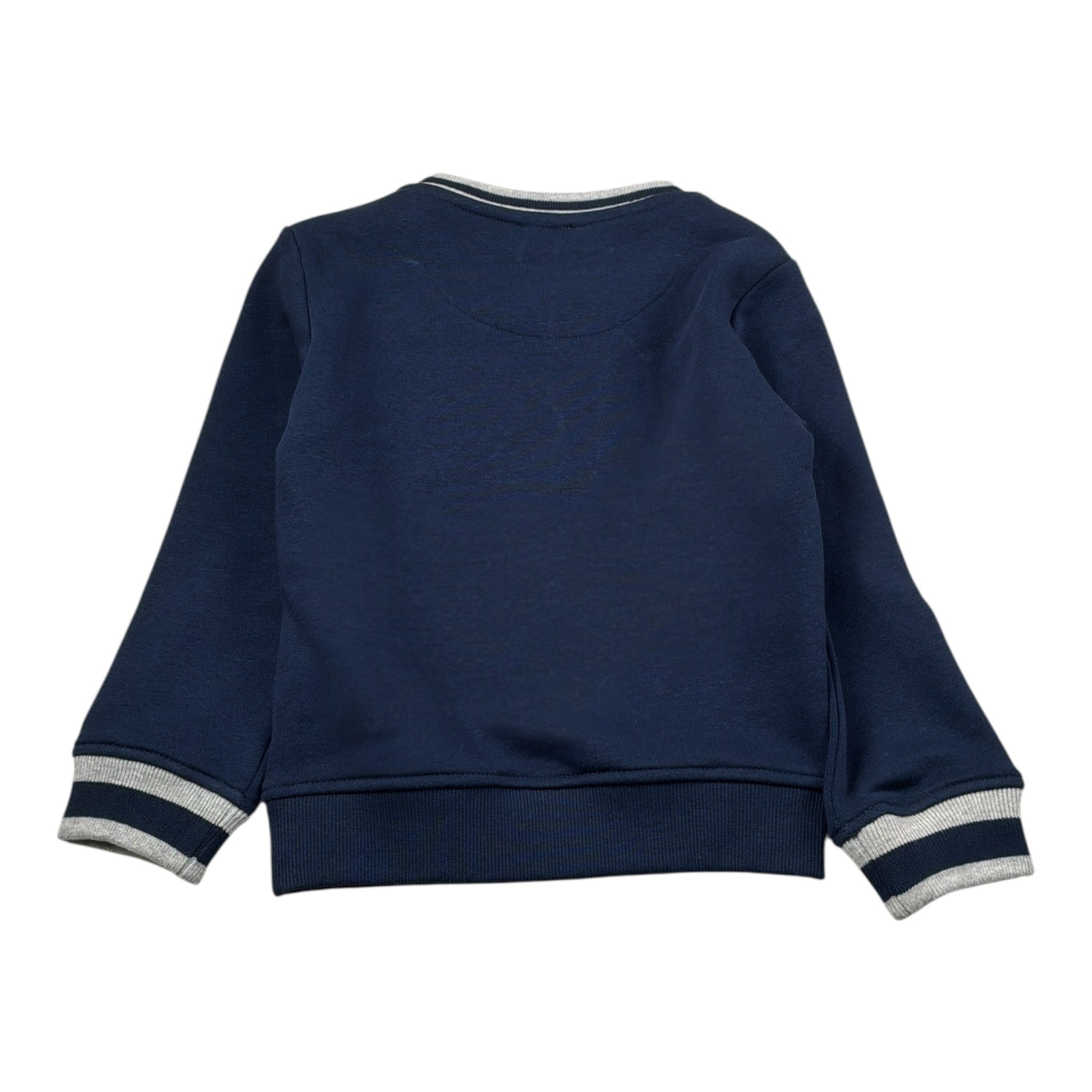 Trussardi Felpa tinta unita con Stampa Blu per Neonato TIA26067FE BLU TRUSSARDI 
