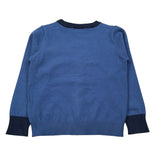 Trussardi Cardigan tinta unita con Logo Blu per Neonato TIA26071CD BLU TRUSSARDI 