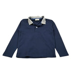 Trussardi Polo Manica Lunga tinta unita Blu per Neonato TIA26075PO BLU TRUSSARDI 