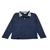 Trussardi Polo Manica Lunga tinta unita Blu per Neonato TIA26075PO BLU TRUSSARDI 