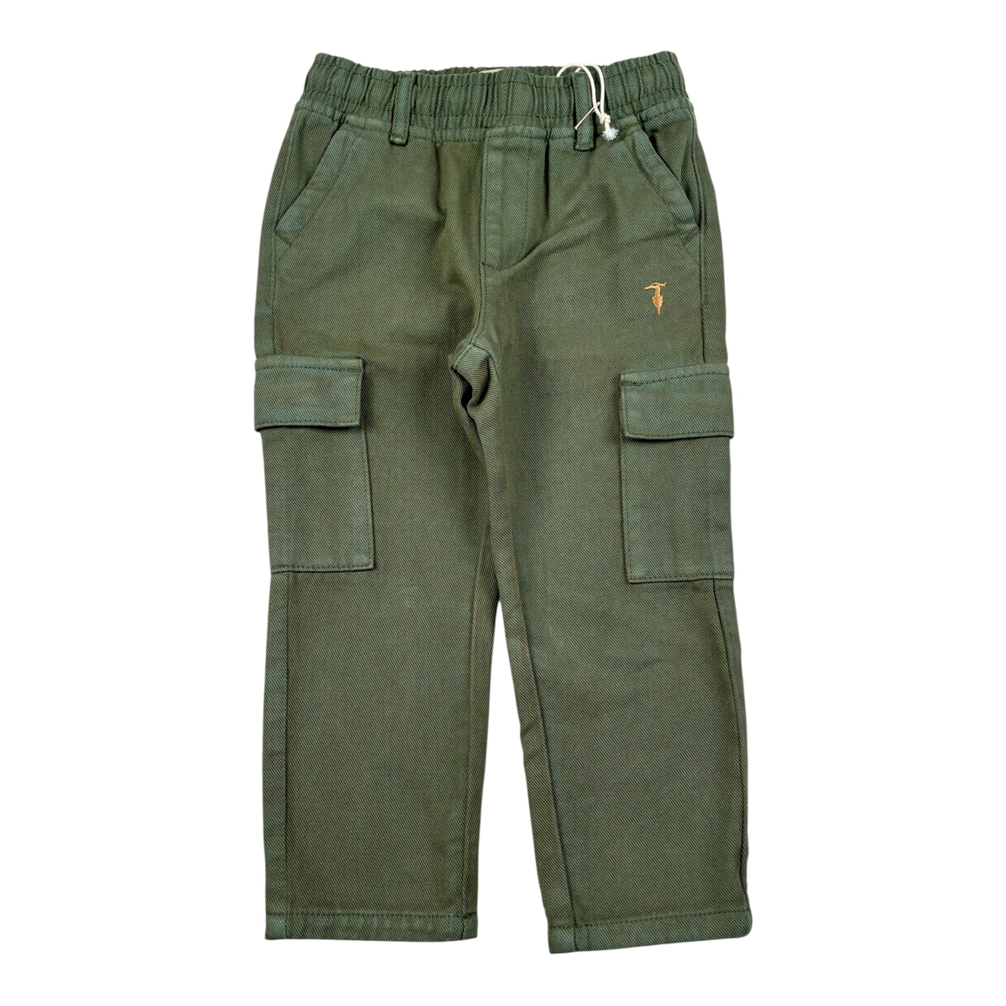 Trussardi Pantalone tinta unita con Elastico In Vita Verde per Neonato TIA26088PA VERDE TRUSSARDI 