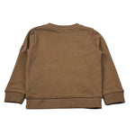 Trussardi Felpa Chiusa Girocollo tinta unita con Logo Marrone per Neonato TIA26089FE MARRONE TRUSSARDI 