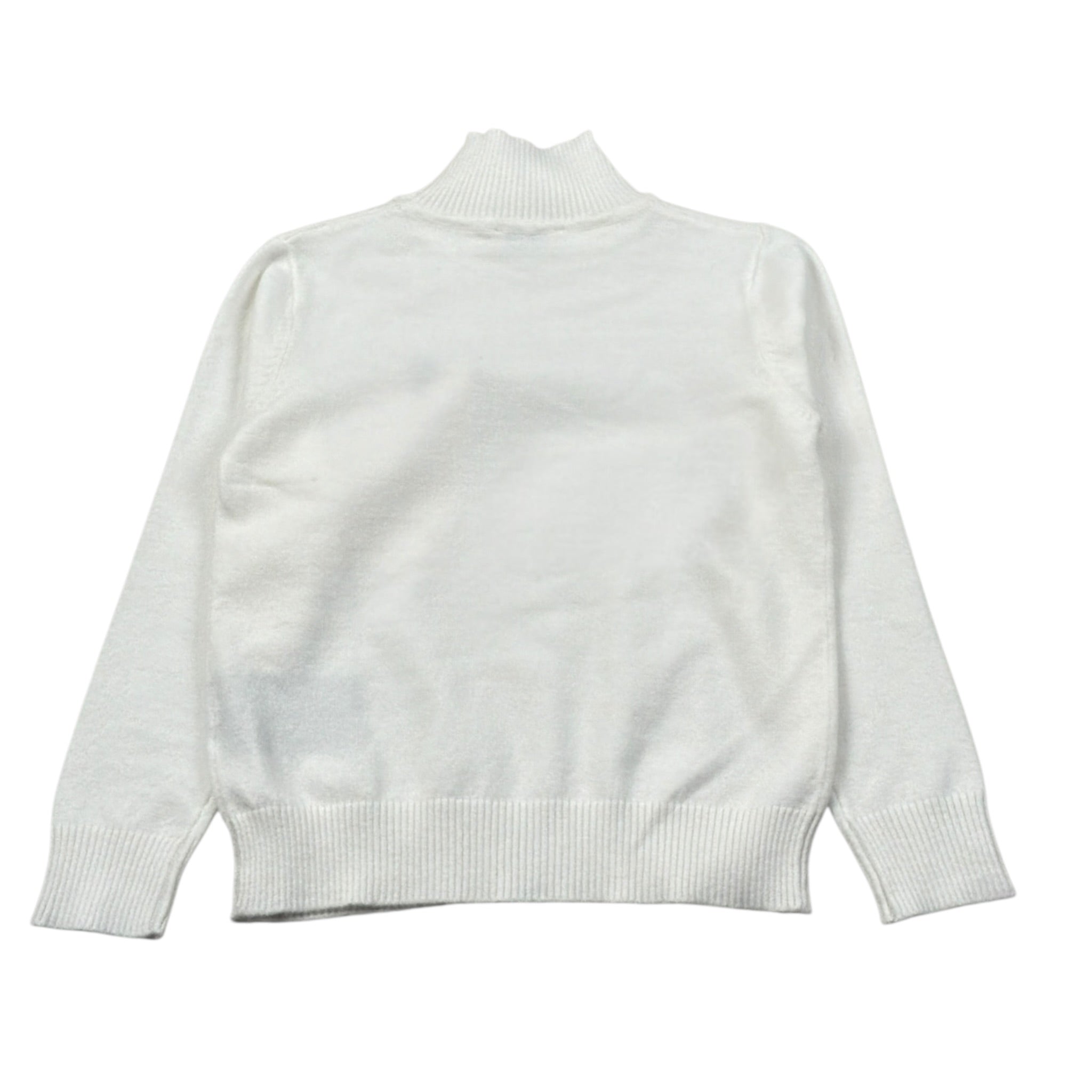 Trussardi Maglia Collo Alto tinta unita Panna per Neonato TIA26100MA PANNA TRUSSARDI 