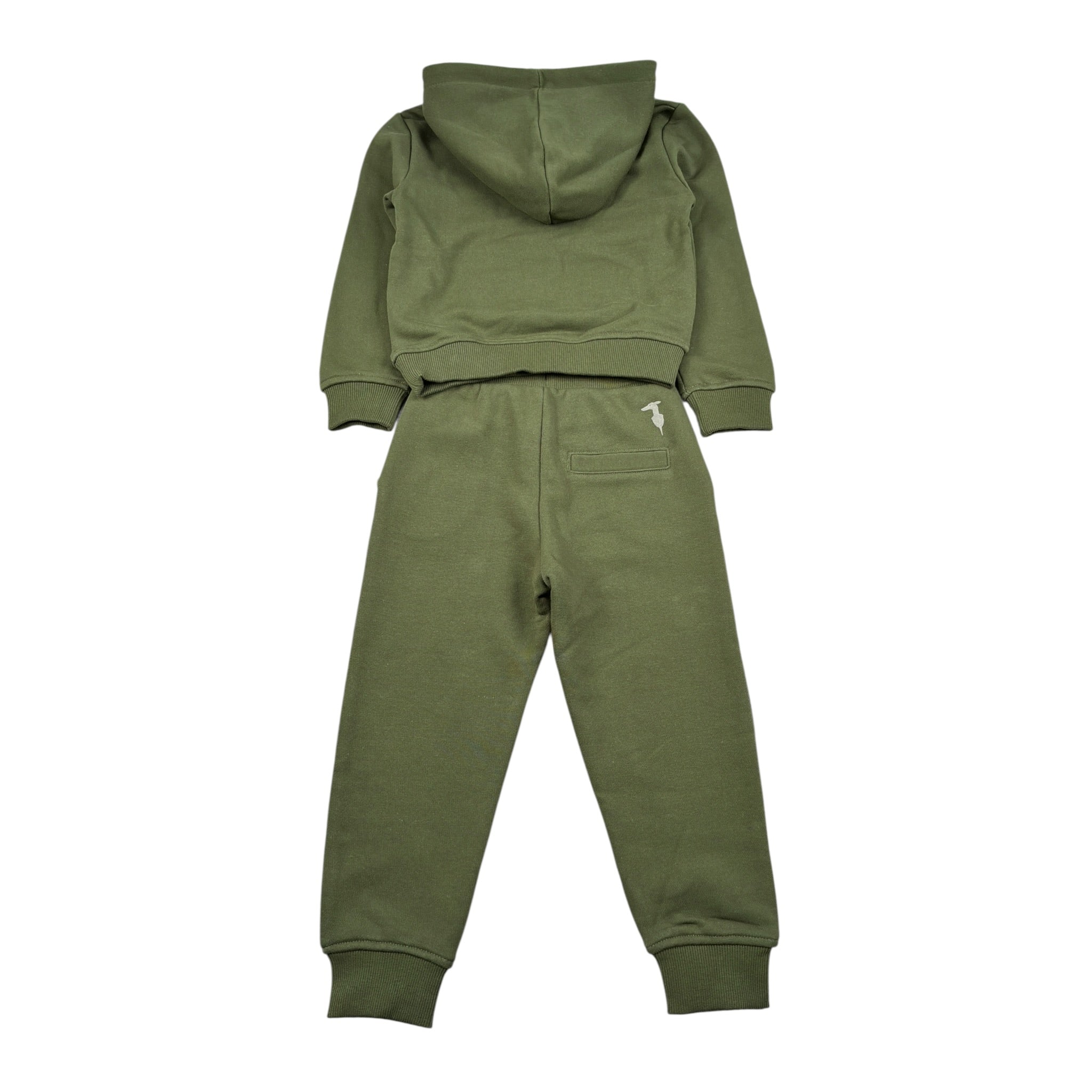 Trussardi Completo 2 Pezzi Felpa-Pantalone tinta unita Verde per Neonato TIA26102CF VERDE TRUSSARDI 