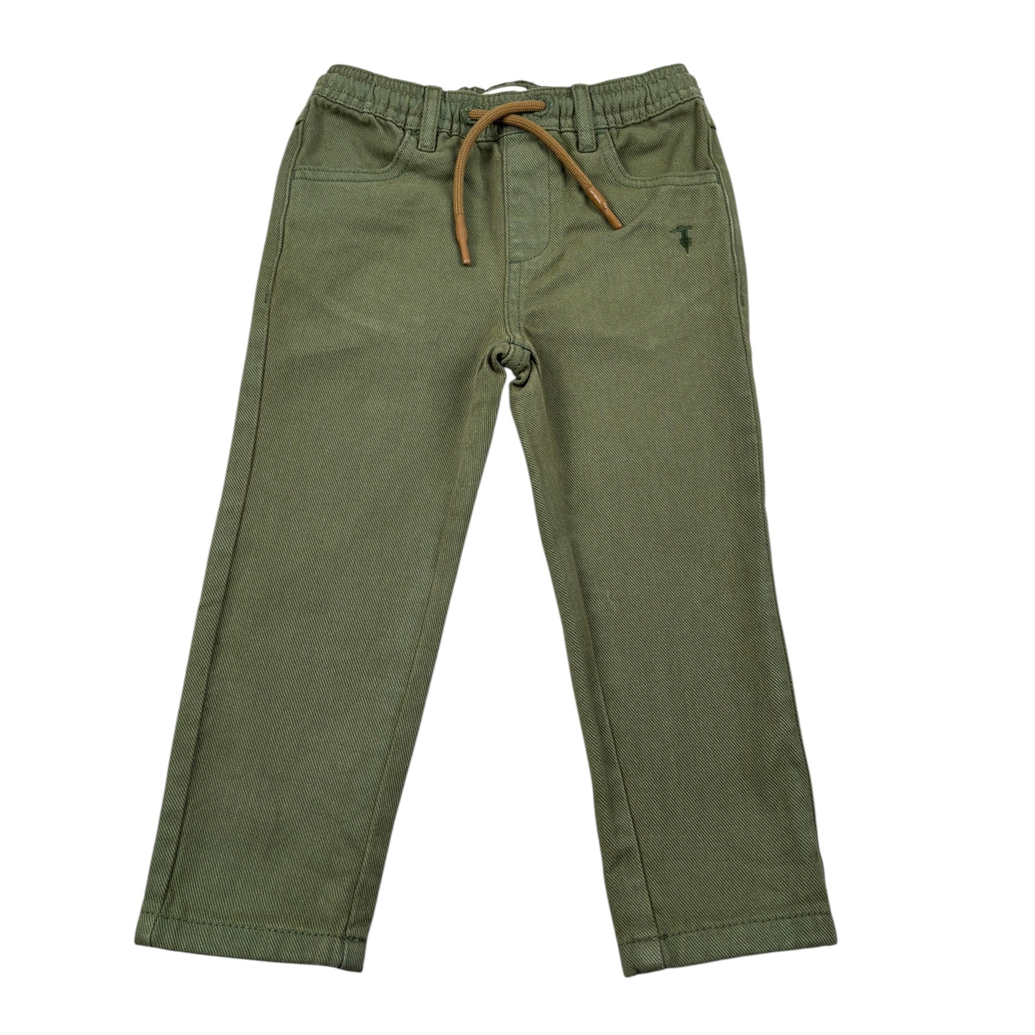 Trussardi Pantalone tinta unita con Elastico In Vita Verde per Neonato TIA26109PA VERDE TRUSSARDI 