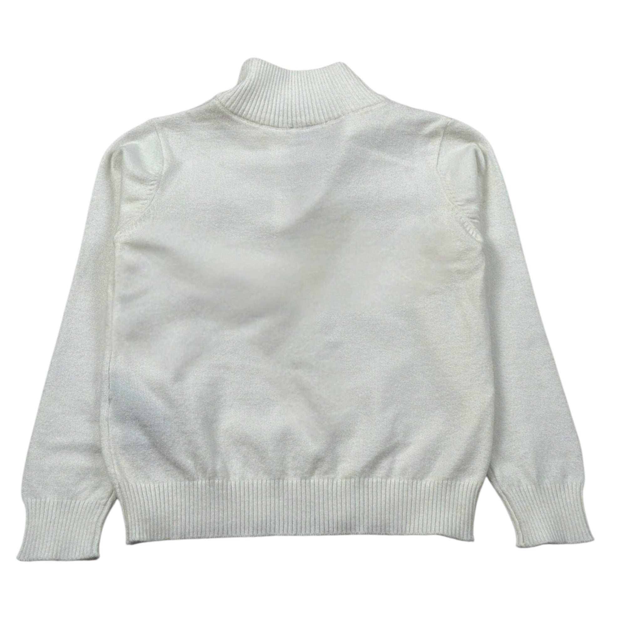 Trussardi Maglia tinta unita con Zip Panna per Neonato TIA26116MA PANNA TRUSSARDI 