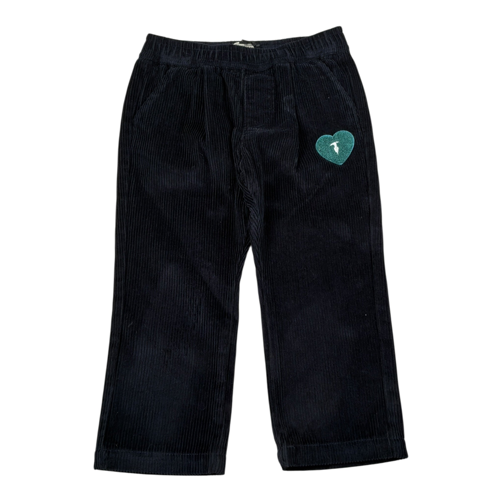 Trussardi Pantalone tinta unita In Velluto Blu per Neonata TIA26118PA BLU TRUSSARDI 