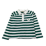 Trussardi Polo Manica Lunga Fantasia A Righe Bianco/Verde per Neonato TIA26120PO BIANCO/VERDE TRUSSARDI 