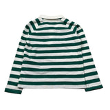 Trussardi Polo Manica Lunga Fantasia A Righe Bianco/Verde per Neonato TIA26120PO BIANCO/VERDE TRUSSARDI 