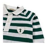 Trussardi Polo Manica Lunga Fantasia A Righe Bianco/Verde per Neonato TIA26120PO BIANCO/VERDE TRUSSARDI 