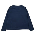 Trussardi Shirt Girocollo tinta unita con Logo Blu per Neonato TIA26126TS BLU TRUSSARDI 