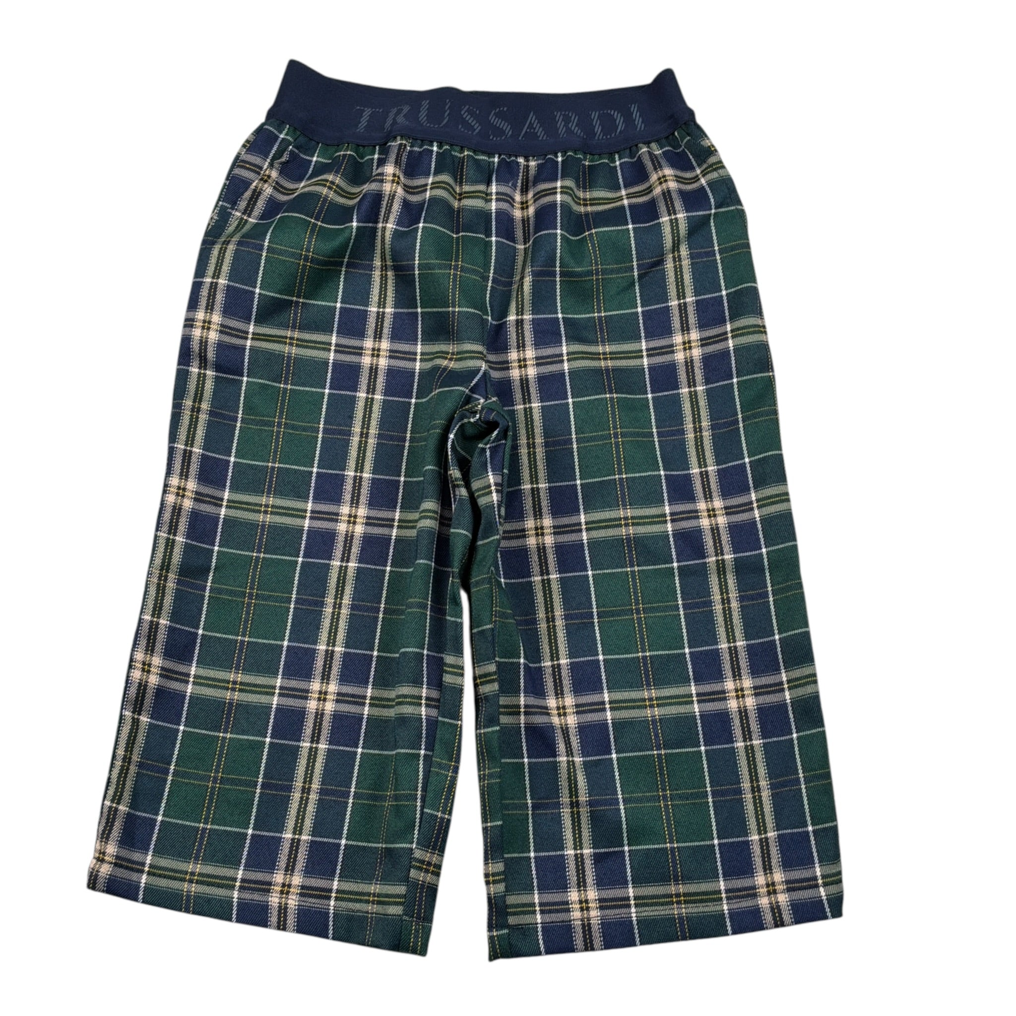 Trussardi Pantalone tinta unita con Fantasia A Quadri Verde per Neonata TIA26129PA VERDE TRUSSARDI 
