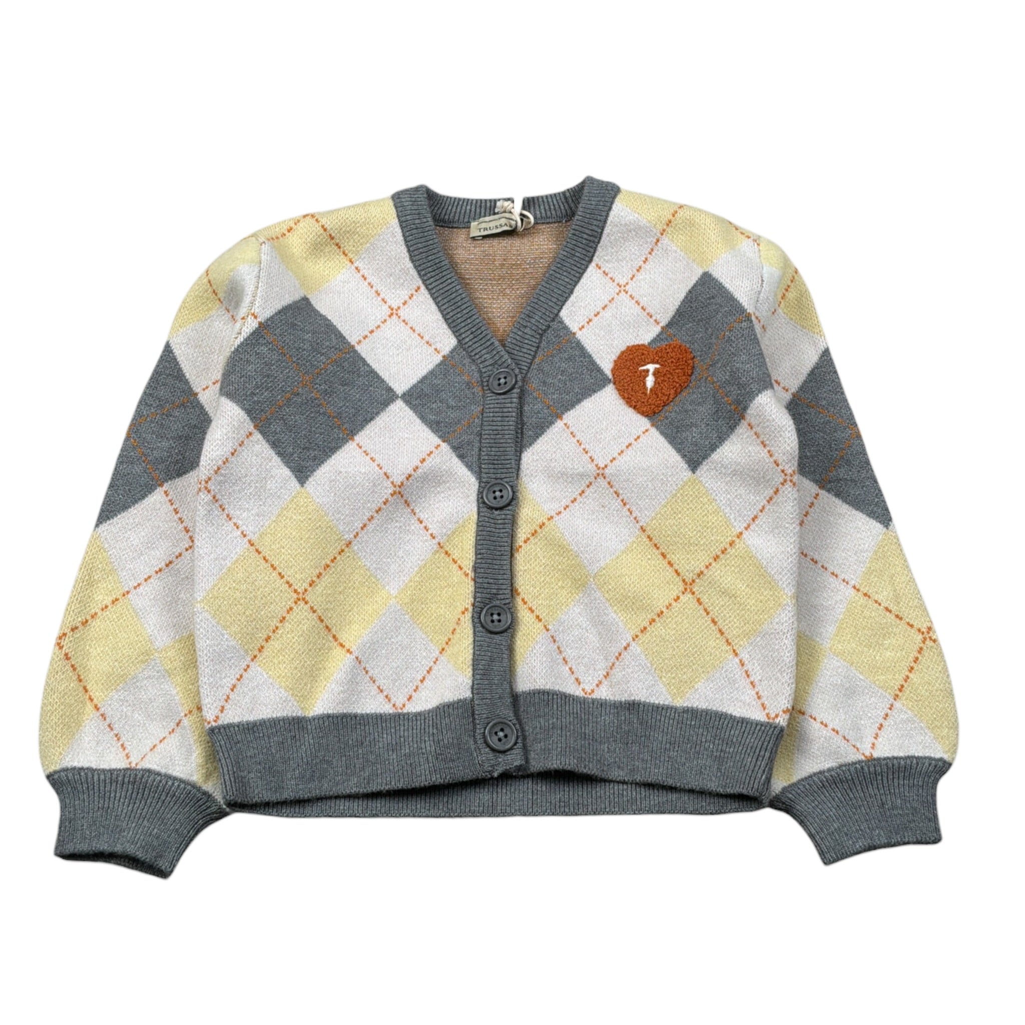 Trussardi Cardigan Stampa Fantasia Multicolor per Neonata TIA26130CD MULTICOLOR TRUSSARDI 
