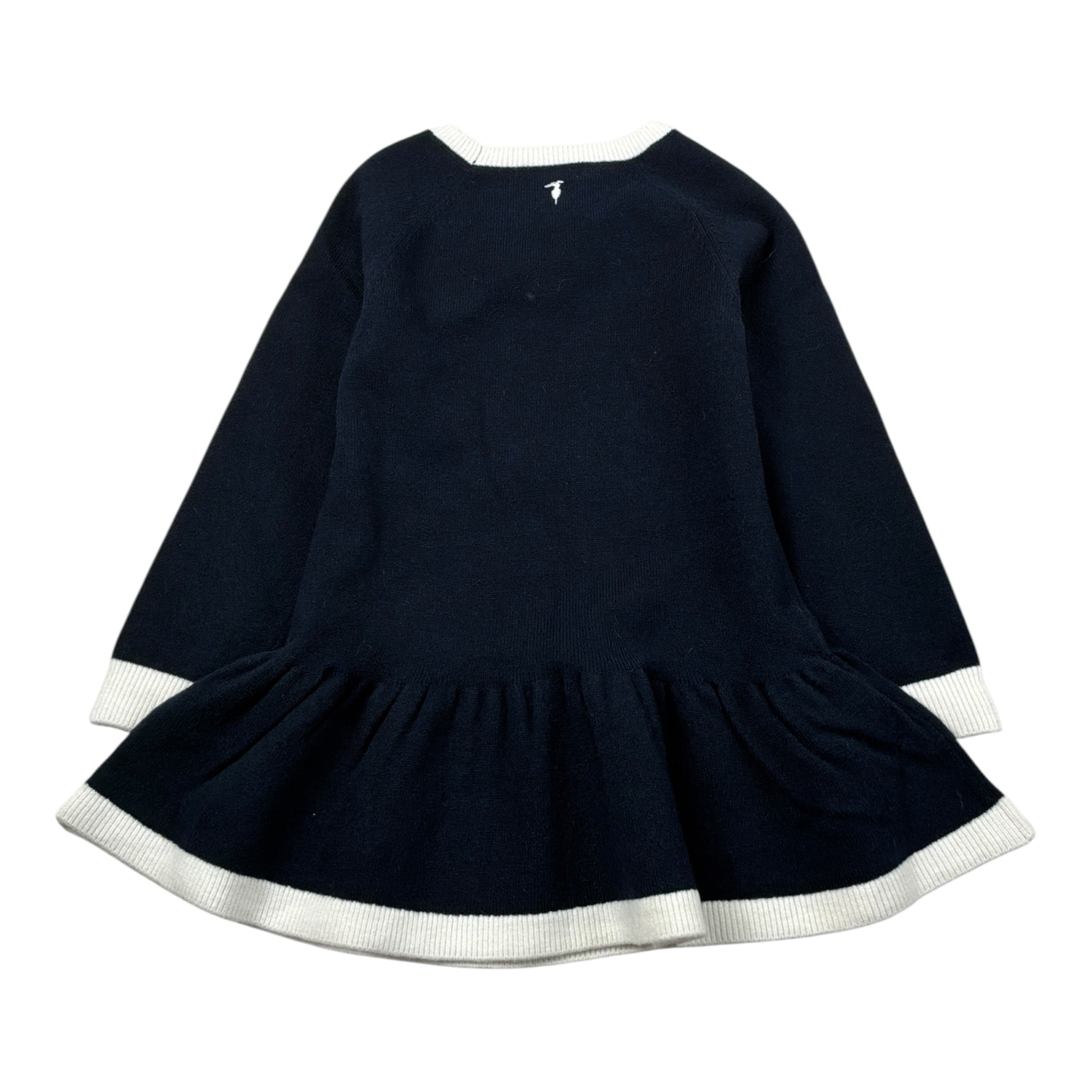 Trussardi Abito tinta unita In Maglia Blu per Neonata TIA26145VE BLU TRUSSARDI 