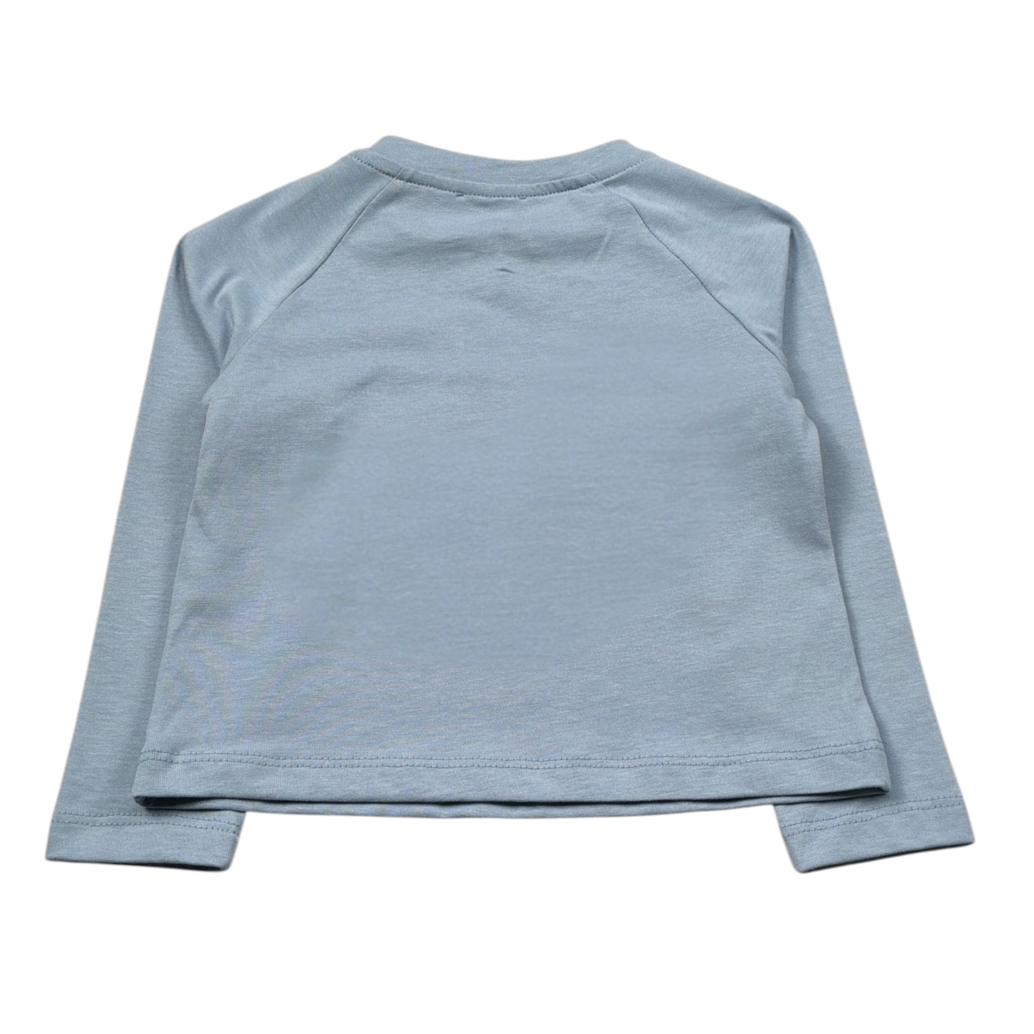 Trussardi Shirt Girocollo tinta unita con Logo Azzurro per Neonata TIA26146TS AZZURRO TRUSSARDI 