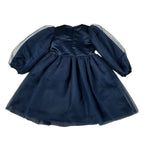 Trussardi Abito tinta unita con Tulle Blu per Neonata TIA26158VE BLU TRUSSARDI 