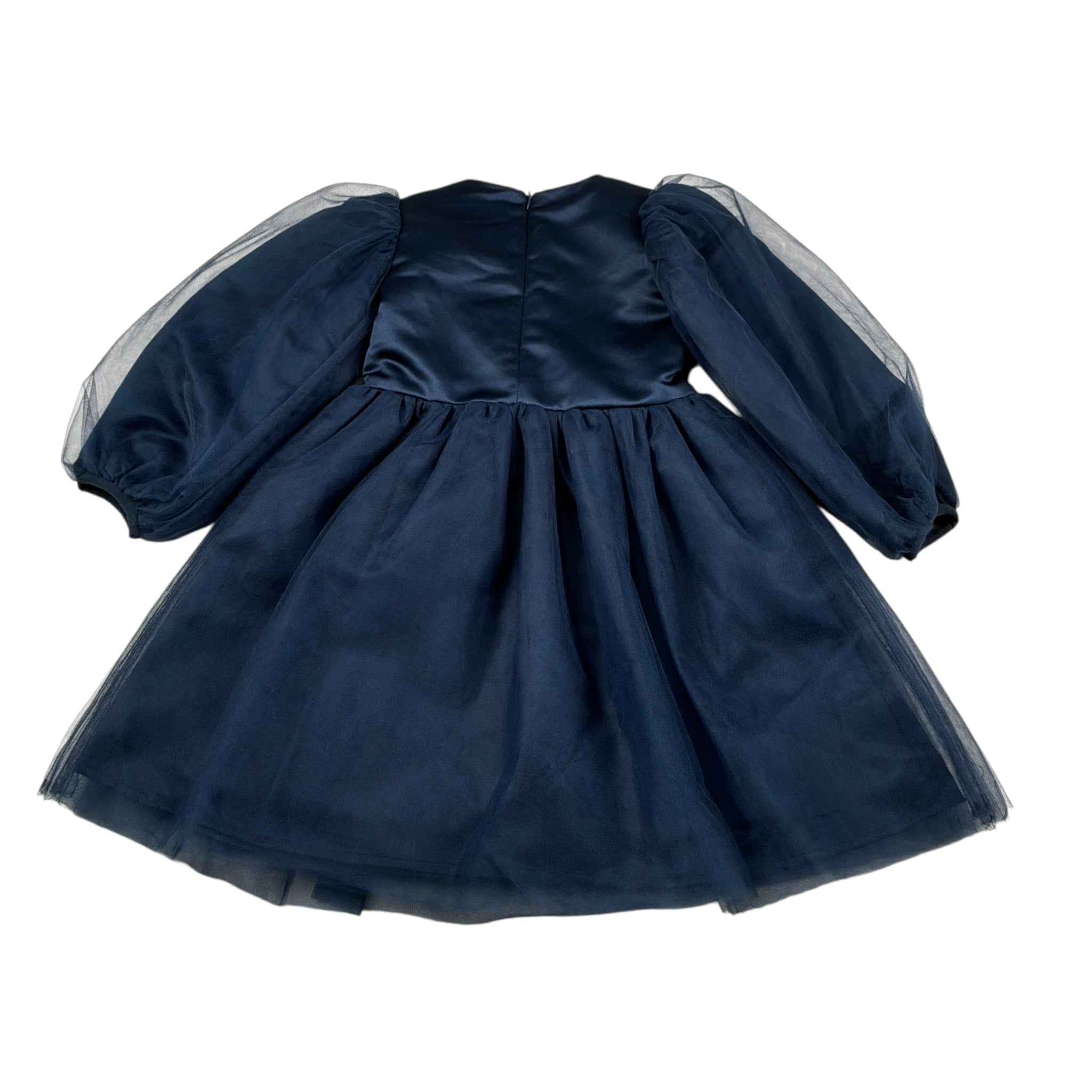 Trussardi Abito tinta unita con Tulle Blu per Neonata TIA26158VE BLU TRUSSARDI 