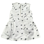 Trussardi Abito tinta unita con Stampa Fiocchi Bianco per Neonata TIA26161VE BIANCO TRUSSARDI 