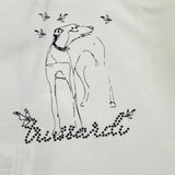 Trussardi Shirt tinta unita con Stampa Bianco per Neonata TIA26162TS BIANCO TRUSSARDI 