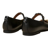 Twinset Ballerine tinta unita Nero per Bambina 212GCJ130 NERO TWINSET 
