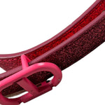 Twinset Cintura tinta unita con Logo Fuxia per Bambina 221GJ4921 FUXIA TWINSET 