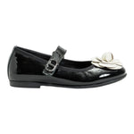 Twinset Ballerine tinta unita con Applicazioni Nero per Bambina 232GCB010 NERO TWINSET 