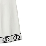 Twinset Pantalone tinta unita con Logo Bianco per Neonata 242GJ3160N BIANCO TWINSET 