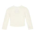 Twinset Maglia Girocollo tinta unita con Logo Panna per Bambina 242GJ3210 PANNA TWINSET 